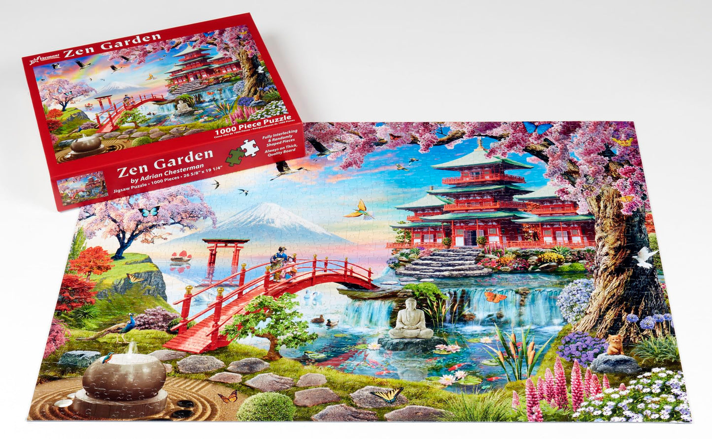 Zen Garden Jigsaw Puzzle 1000 Piece by Vermont Christmas Company