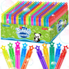 Zirseng 300 Piece Mini Bubble Wands In 10 Colors, Party Favors Bulk For Kids, Themed Birthday, Carnival, Wedding, Classroom Priz