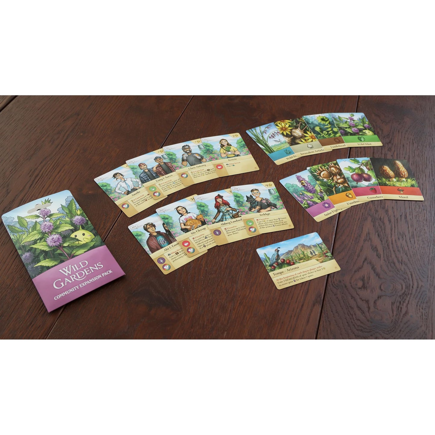 Rose Gauntlet: Wild Gardens Community Expansion Pack - Cozy Family Board Game Mini Expansion, Strategy Solo Foraging, Ages 14+,