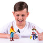 Moose Toys Space Jam: A New Legacy - 2 Pack - On Screen Team Up - Lebron James & Bugs Bunny (Cowboys), Multicolor, (14623)
