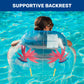 New Aqua Paradise Elevate Pool Chair - Bird Of Paradise Pool Float With Cup Holder - Above Water Pool Floater - The Ultimate Pool Chair