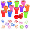Cinrobiye 24 Pcs Strawberry Stampers for Kids, Cute Fruit Party Favors, Pink Stamps for Birthday Party Supplies, Carnival Prizes