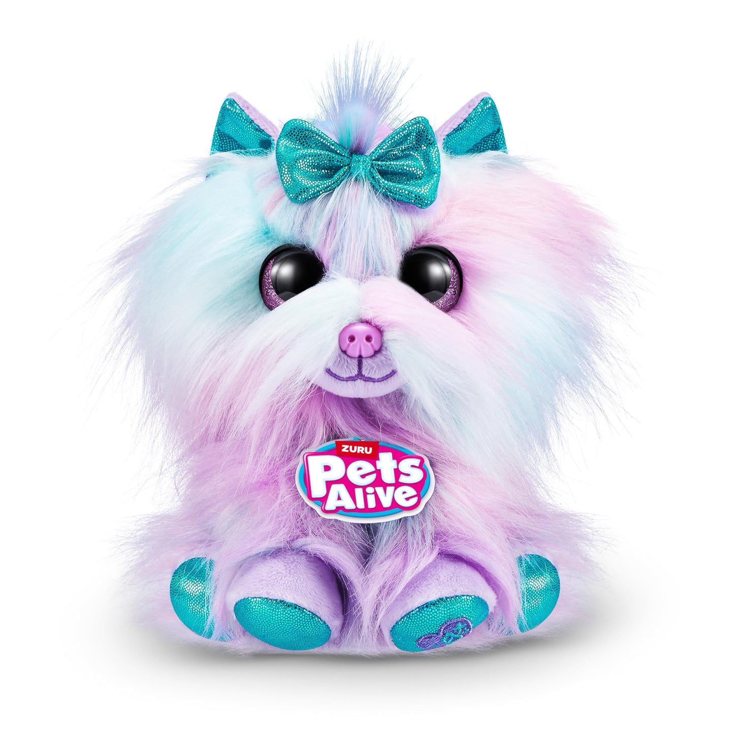 Pets Alive Puppy Rescue Plush Toy - Ultra Soft Interactive Yorkshire - Series 3, Model 9540B, Cotton Material, Surprise Inside