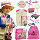 Cheerful Children Toys enhanced Quality Bug Catching Kit - 19 Pcs Kids Explorer Kit - 4-6 Kids Adventure Kit Include Safari Vest  Hat & Extra Sturdy Accessories - Ideal Educational Gift - Learn & Play