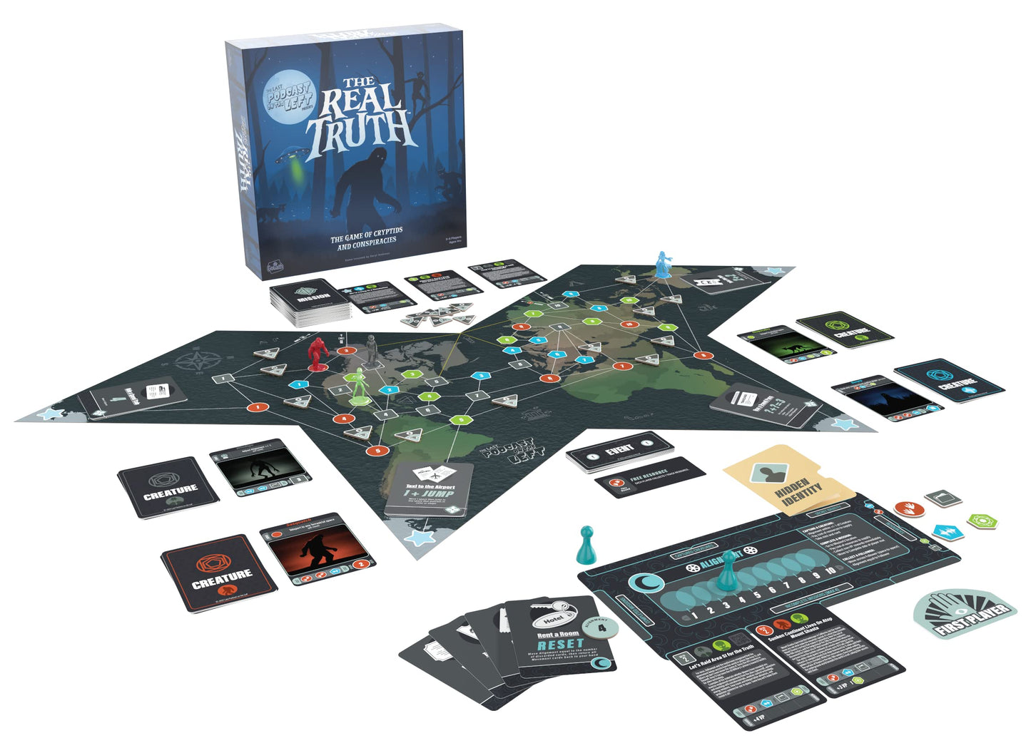 Goliath The Last Podcast on The Left Presents: The Real Truth - Strategy Game of World Conspiracy Theories and Mysteries with Ov