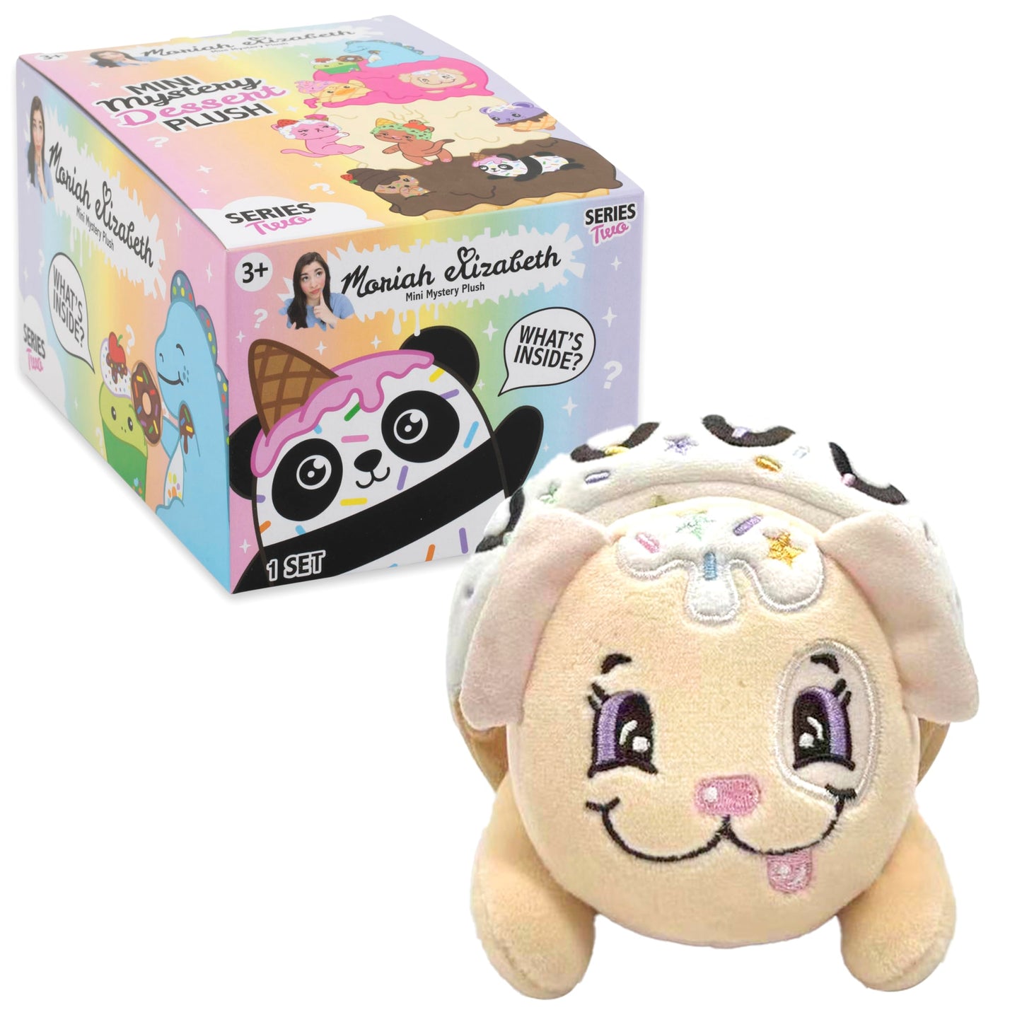 Moriah Elizabeth 6    Mini Mystery Plush - Series 2; 2 Pack Bundle; Youtube Craft Channel, Blind Box, 2 Of 9 Possible, Official