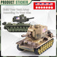 Maozyhomie 1:72 U.S Army Tank & Army Men Toys Playset, Includes 2Pc Us Tank-7 Models With 10Pc Toy Soldiers, Desert Tan And Oliv