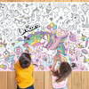 K-NMLHL Coloring Poster For Kids- Unicorn Giant Large Coloring Sheets - Coloring Posters for Wall - Classroom Home Birthday Part