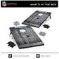 Wild Sports 2'X3' Mdf Wood Nfl New England Patriots Cornhole Set - Grey Wood Design