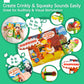 La Granja De Zenon BARTOLITO&LOLA Spanish Baby Books Toys Touch and Feel Cloth Crinkle Soft Spanish Books 0-6 Months Infant Newb