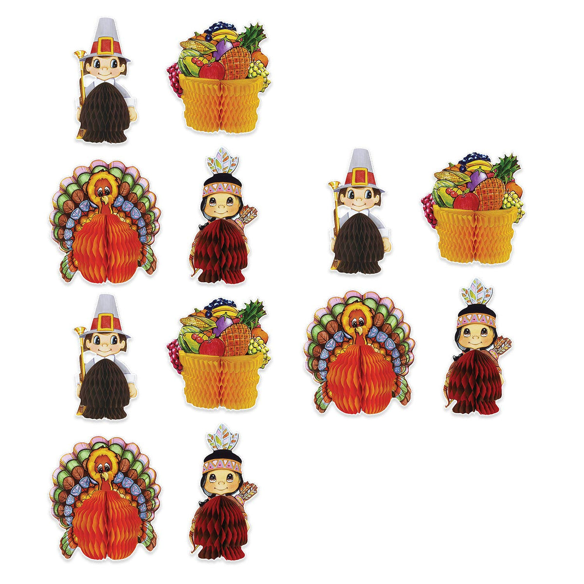Beistle Thanksgiving Decorations Pack of 3