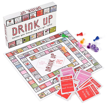 GOLDGE Interactive Party Board Game Mat for Adults & Families - Funny, Easy to Play with 2-8 Players. Perfect for Friends Gathe