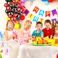 24 Pcs Mouse Head Foil Balloons Red Mouse Birthday Mylar Balloons Party Supplies Kit Black Mouse Aluminum Foil Balloon For Kids