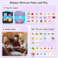 Kalinco Kids Smart Watch, No Phone Needed, Games Camera Video Pedometer Smartwatch, Music Player, Alarm, Audiostory, Torch, Step Counter, Educational Toys, Valentines Day Gifts For Kids Age 5-12