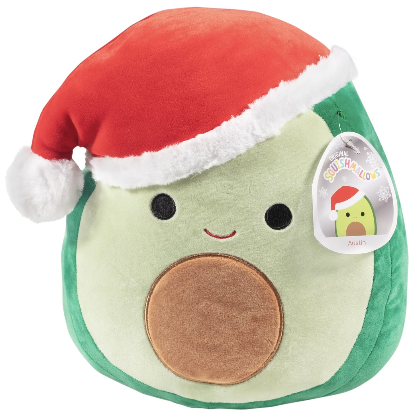 Squishmallows Original 12-Inch Austin The Avocado Plush Toy - Green Soft & Squishy Stuffed Animal for Kids