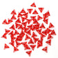 60PCS Red Four Sided D4 Dice for D&D TRPG Cup Games, Multi Gem Polyhedral Triangular Mini Acrylic Dice Set Suitable for Board Ta