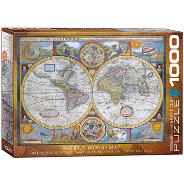 Eurographics New And Accurate Map Of The World Puzzle (1000-Piece), 6000-2006