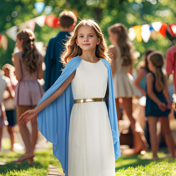 Jegermig Halloween Childrens Halloween Virgin Mary Costume Jesus Saint Cosplay Dress Robe Christmas Masquerade Outfit