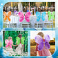 Junkin 36 Pcs Fairy Wings Kids Bulk Butterfly Costume Wings for Girls Halloween Dress up Butterfly Favors Role Play Supplies(Bri