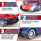 Growsland 2024 Remote Control Car for Kids, RC Cars for Boys Kids 1:18 Electric Vehicle Toy Car Hobby Racing Car Toys with Light