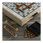 Ws Game Company Scrabble Luxe Maple Edition With Rotating Solid Wood Cabinet