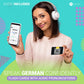 German Conversational Phrase Flash Cards - 75 Beginner Sayings For Travel, Memory, Quick Reference - Educational Language Learni