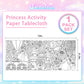 Gatherfun Princess Party Giant Coloring Poster - 31.5X 72 Inches - Versatile Classroom Wall D  Cor & Princess Birthday Activity