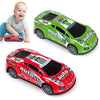 7 Inch Race Toy Cars For Toddler Boys Girls Friction Powered Push And Go Trucks Car Toys For Kids Ages 3 4 5 6 Year Old Birthday