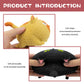 AWANGLUO Squishy Fidget Cat-Shaped Stress Toy, TPR, Black & White, Model HOTTOY01, Anxiety Relief for Kids & Adults