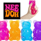 Schylling Nee Doh Gummy Bear...Groovy, Squishy, Squeezy, Stretchy Stress Fidget Gummy Bears Gift Set Bundle with Storage Bag - 3