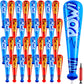 Seematn 32 Pieces Pow Inflatable Baseball Bats 17 Inch Inflatable Toy Bats For Kids Baseball Party Decoration Favor Carnival Bir