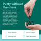 Speks Crags Ferrite Putty, 150+ Ferrite Stones In A Tin, Fidget Toy For Adults & Teens 14+, Desk Toy For Office, Christmas Gift, Holiday Stocking Stuffer, Stress Relief Present | Matte Jade, Small