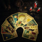 Smoostart 78 Tarot Cards With Guidebook, Pvc Waterproof Anti-Wrinkle Luxury Gold Foil Classic Tarot Cards Deck With Exquisite Bo