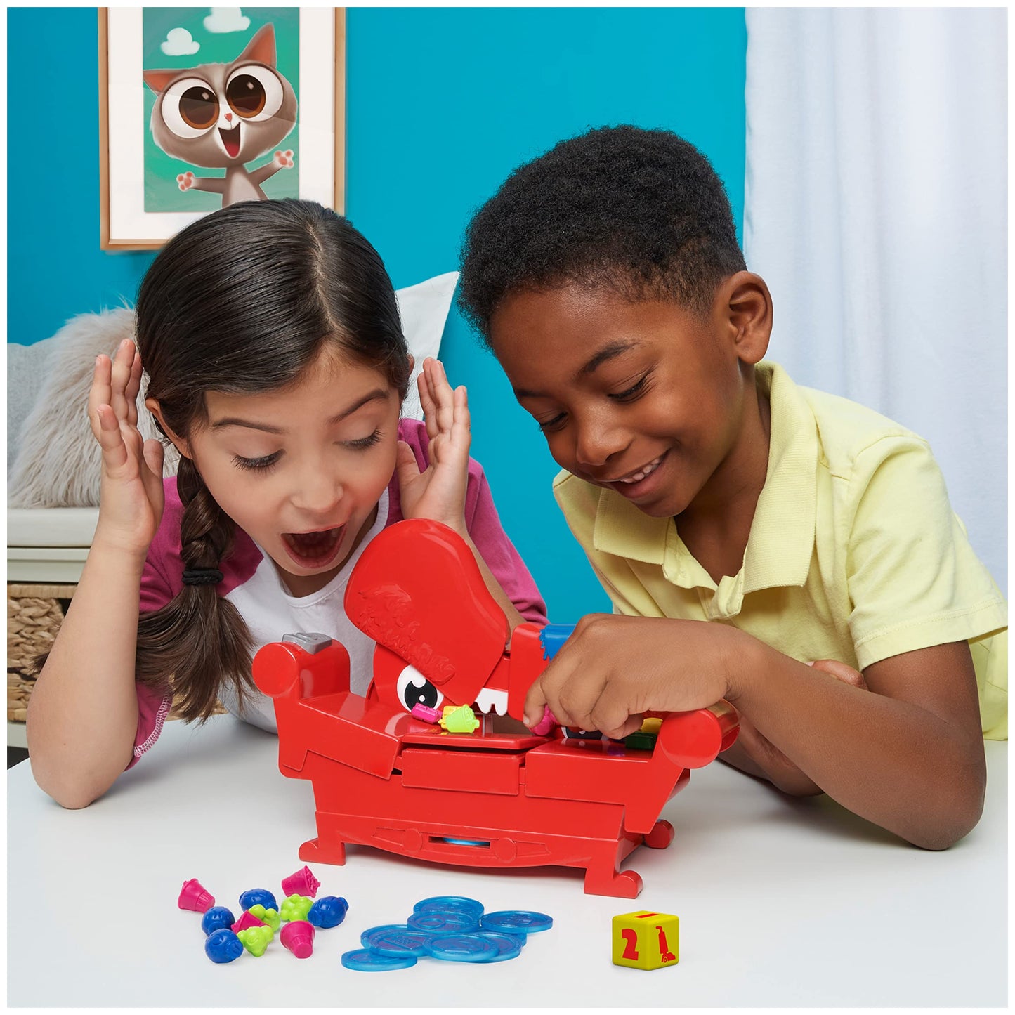 Spin Master Games Grouch Couch Board Game - Fun Family Game with Sounds, Ages 5+, Plastic, Model 6058522