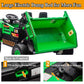 Nitoess 24V Ride On Dump Truck, 4Wd Kids Car With Remote Control, Electric Dump Bed And Shovel, Ride On Construction Vehicles 4X