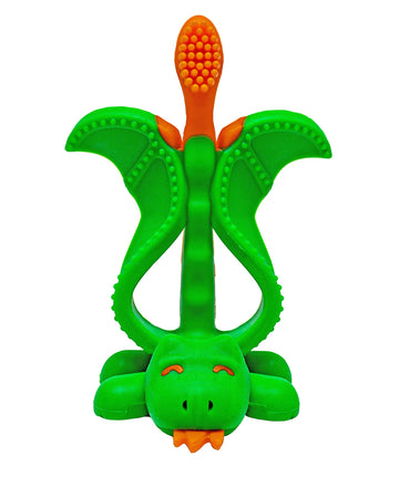 Baby Banana - Mystical Dragon Toothbrush, Training Teether Tooth Brush For Infant, Baby, And Toddler