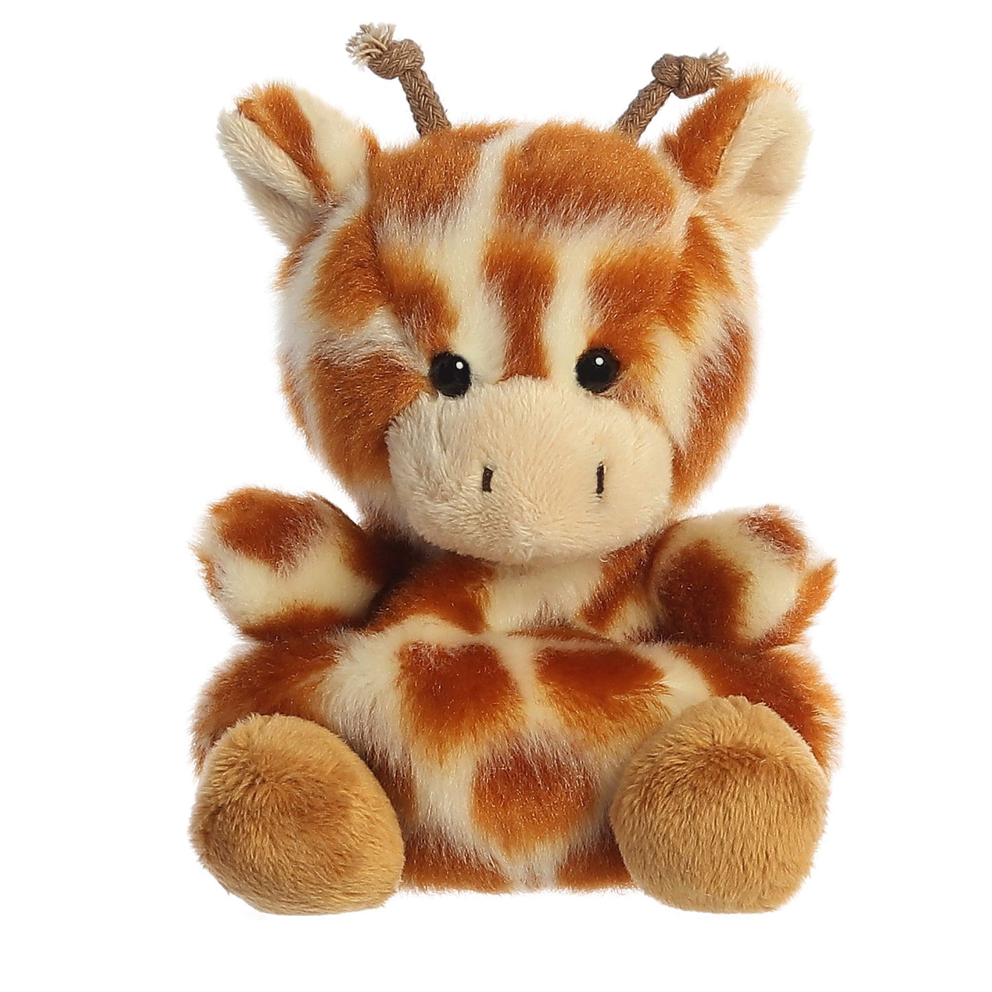 Aurora® Safara Giraffe™ Stuffed Animal - Mini 5" Brown Polyester Pocket-Sized Collectable
