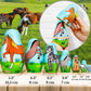 Aevvv Horse Nesting Dolls Set Of 7 Pcs - Donkey Gifts - Zebra Gifts - Horse Decor - Gifts For Horse Lovers