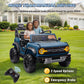Enyopro 2 Seater Ride On Car For Kids, 24V Licensed Ford Bronco Raptor Electric Power Ride On Truck Toy With Remote Control, 4 W