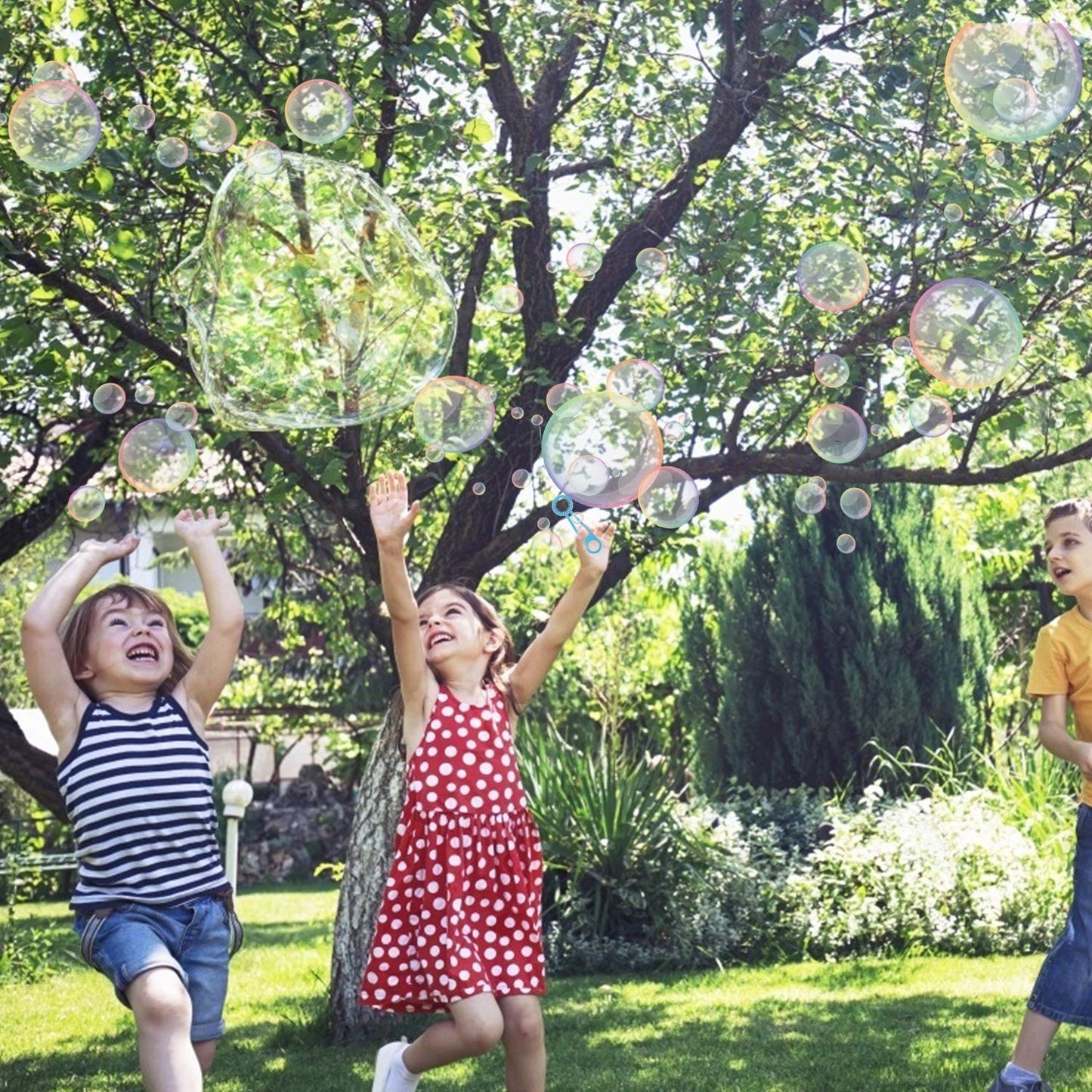 Big Bubble Wands Set Bubble Party Pack Bulk, Funny Bubble Toy Bubble Making Toys For Outdoor, Big Bubble Wands Bulk For All Age People Bubbles Party Favors Supplies