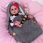 Aori Lifelike Reborn Baby Doll,18 Inch Full Body Soft Vinyl Real Life Baby Girl,Poseable Anatomically Correct Realistic Toddler