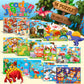 Puzzles For Kids Ages 4-8, 14 Pack Wooden Jigsaw Puzzles 30 Pieces Preschool Educational Learning Toys Set For Toddler Boys And Girls Stocking Stuffers