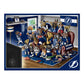 YouTheFan unisex mature-themed Tampa Bay Lightning Purebred Fans 500pc Puzzle A Real Nailbiter   Team Colors  500 Piece US