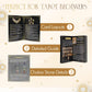 Tarot Cards With Guide Book, 78 Black Tarot Cards Set With Tarot Cloth, Chakra Stones, Tarot Bag And More, Classic Tarot Cards For Beginners Kit, Tarot Deck Fortune Telling Game