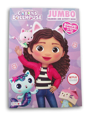 Gabbies Dollhouse Coloring And Activity Book - 80 Pages