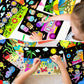 Zhanmai 30 Pcs Funny Color Your Own Summer Posters DIY Happy Summer Crafts Color Your Own Poster Bulk for Holiday Home School Pa