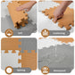 36Pcs Baby Play Mat for Floor  Foam Floor Tiles for Kids with Interlocking  Squares Foam Puzzle Carpet for Playroom Crawling Rug for Babies 6-12 Months Toddlers 11.8*11.8*0.6In Each Grey White Brown