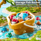 Niplooow Magnetic Fishing Game Toys Kids 3-5, Including 48 Fishes And 8 Fishing Poles Rotating Board Game With Music, Party Game