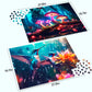 Edsjegn 2 Pack 1000 Piece Puzzle for mature-themeds Jigsaw Puzzles 1000 Pieces 2000 Piece Puzzles for mature-themeds Hummingbird Mushroom Jigsaw Puzzles White Elephant Gifts