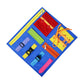 Toodles Learnings Zipping & Unzipping Skill Development | Learning Bag With Buckles | Zippers & Snaps | Develop Fine Motor Skill
